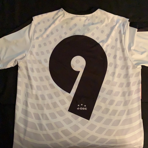Dope soccer jersey 9 medium white black pink - Picture 3 of 3